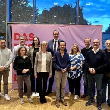 Delegierte der SPD Gonsenheim mit Doris Ahnen und Alexander Schweitzer